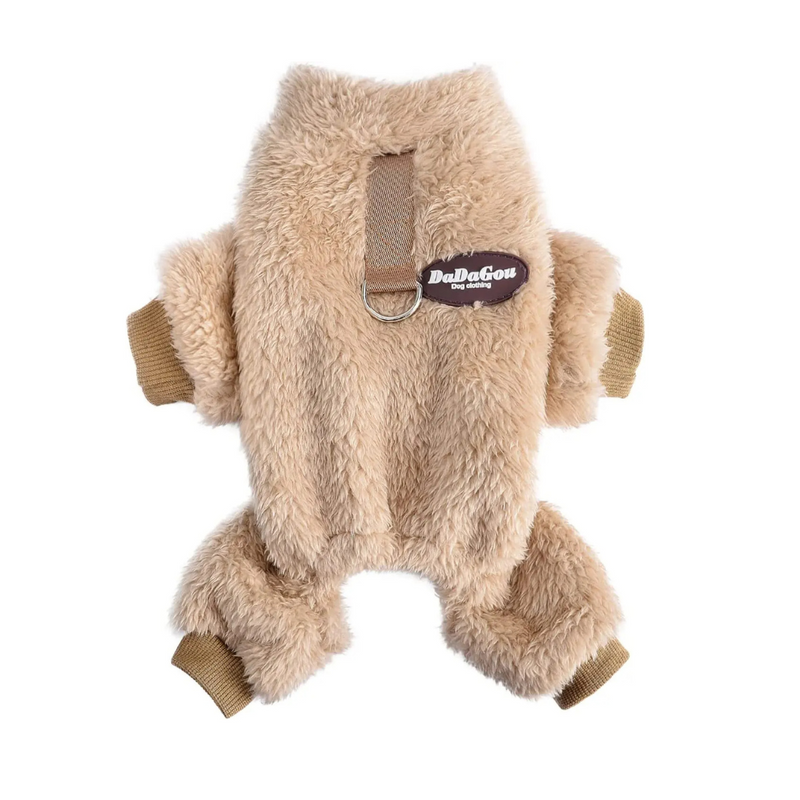 Confortável Pijama de Veludo para Seu Pequeno Amigo