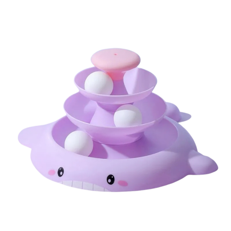 Torre Interativa com Bolinhas: Diversão e Estímulo para Gatos