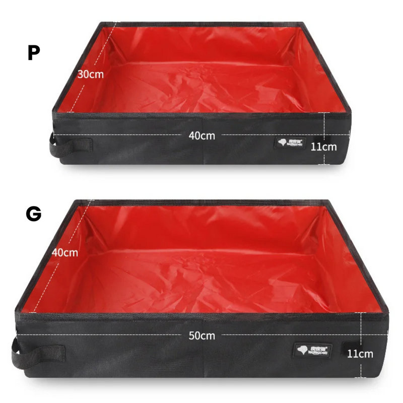 Caixa de Areia Dobrável e Impermeável para Gatos – Praticidade e Conforto em Viagens