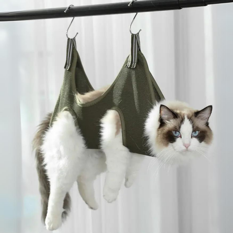 Sling Rede Suspensa para Banho e Tosa de Cães e Gatos de Pequeno Porte – Conforto e Segurança na Hora do Cuidado