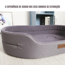 Cama Dobrável para Pet: Sofá Redondo Impermeável com Base Antiderrapante
