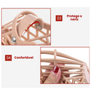 Focinheira Ajustável Para Pets: Conforto e Liberdade Respirável