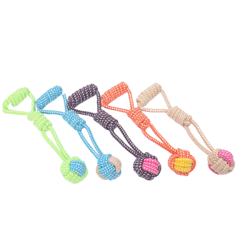 Brinquedo de Corda Resistente para Cachorros – Diversão e Conforto para Seu Pet