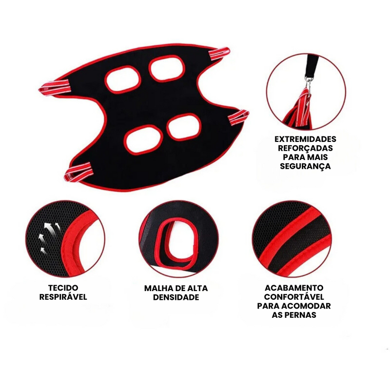 Sling Suspenso para Pets: Conforto e Praticidade Durante o Banho e Tosa