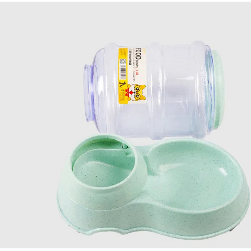 Dispenser Automático de Água e Ração para Pets 3,8 Litros – Praticidade e Conforto na Alimentação do Seu Melhor Amigo