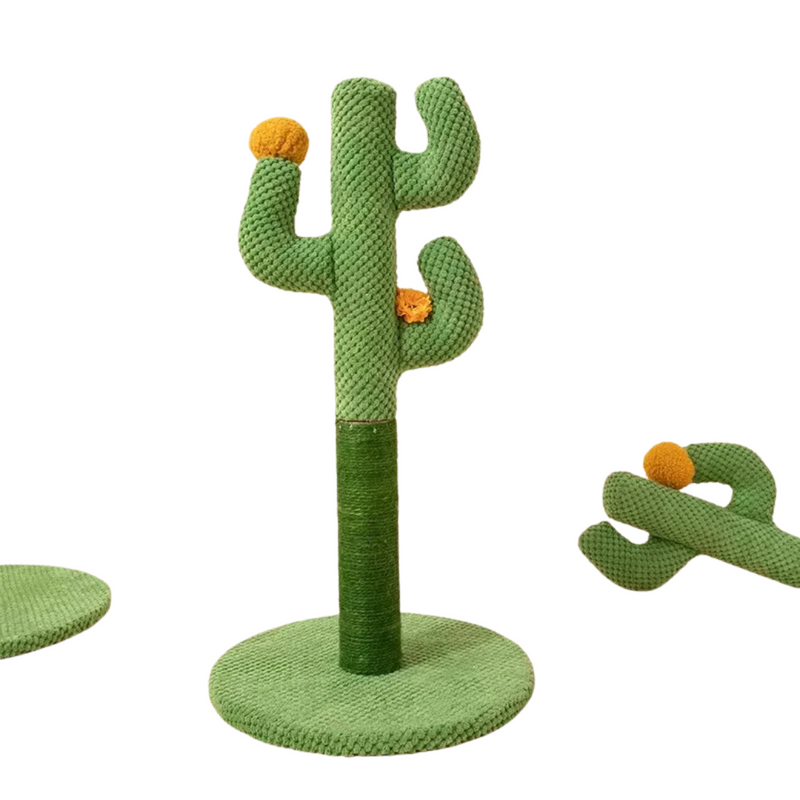 Arranhador Sisal Cacto: Brincadeira e Conforto para Gatos
