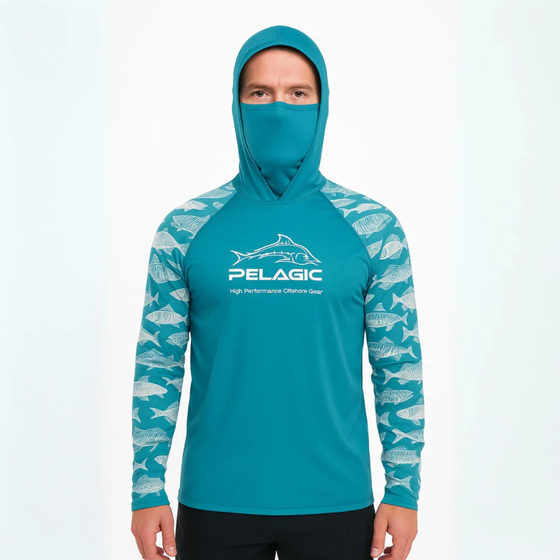 Camisa Longa PELAGIC com Proteção UV50+ e Estampa Exclusiva