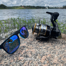 Molinete Shimano com Drag de Até 15kg e 19 Rolamentos para Rotação Impecável + Óculos de Sol Polarizados Grátis para Aventuras ao Ar Livre