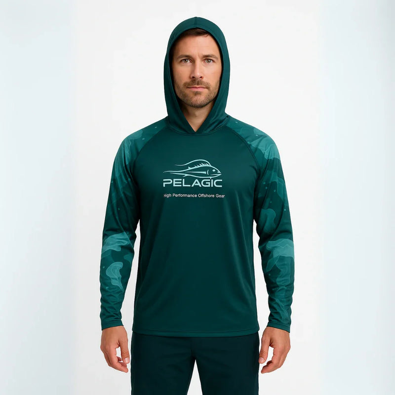 Camisa Longa PELAGIC com Proteção UV50+ e Estampa Exclusiva