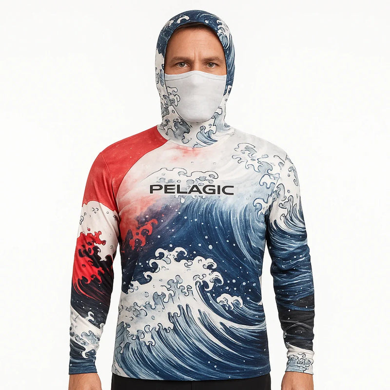 Camisa Manga Longa PELAGIC UV50+ para Conforto e Proteção Solar