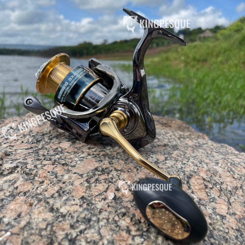 Molinete Shimano com Drag de 22kg e 14 Rolamentos para Uma Pesca Confiável