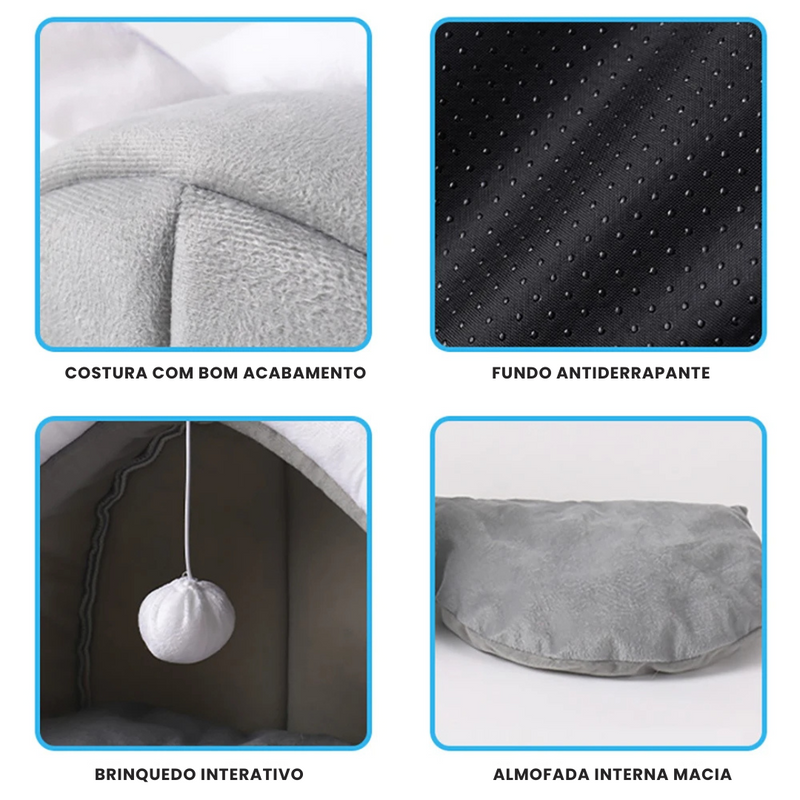 Iglu Acolchoado para Gatos: Conforto e Aconchego Para Seu Melhor Amigo