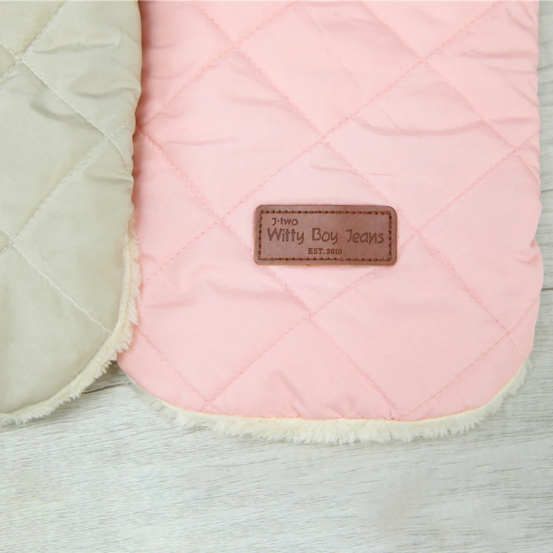 Jaqueta Puff Pet Confortável com Gola Aveludada