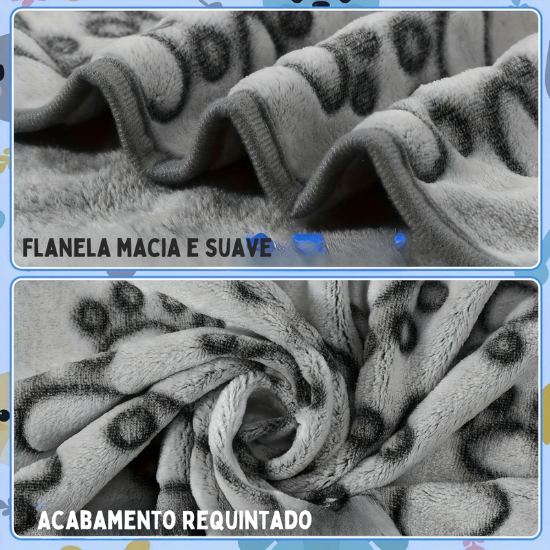 Manta Pet de Microfibra Confortável e Aconchegante