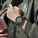 Relógio Digital Militar Camuflado Sanda: Estilo e Durabilidade à Prova d'Água
