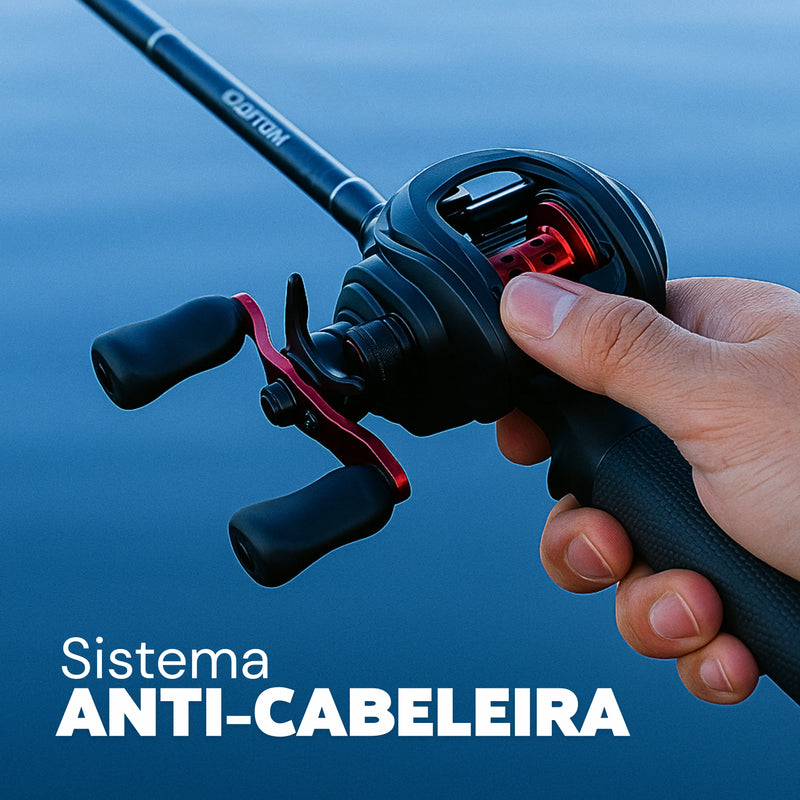 Carretilha Abu Garcia Black MAX3 Anti-Cabeleira com Óculos SHIMANO Grátis - Melhore Sua Experiência de Pesca