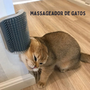 Escova Relaxante para Gatos com Fixação em Paredes e Cantos