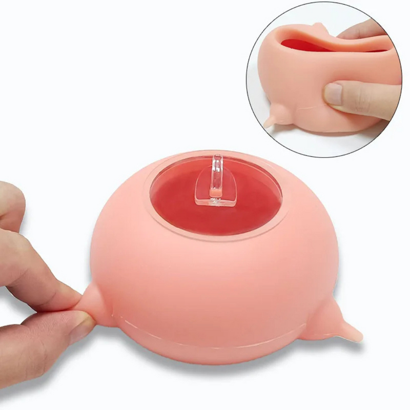 Alimentador Prático com Bicos para Filhotes de Gatos e Cachorros