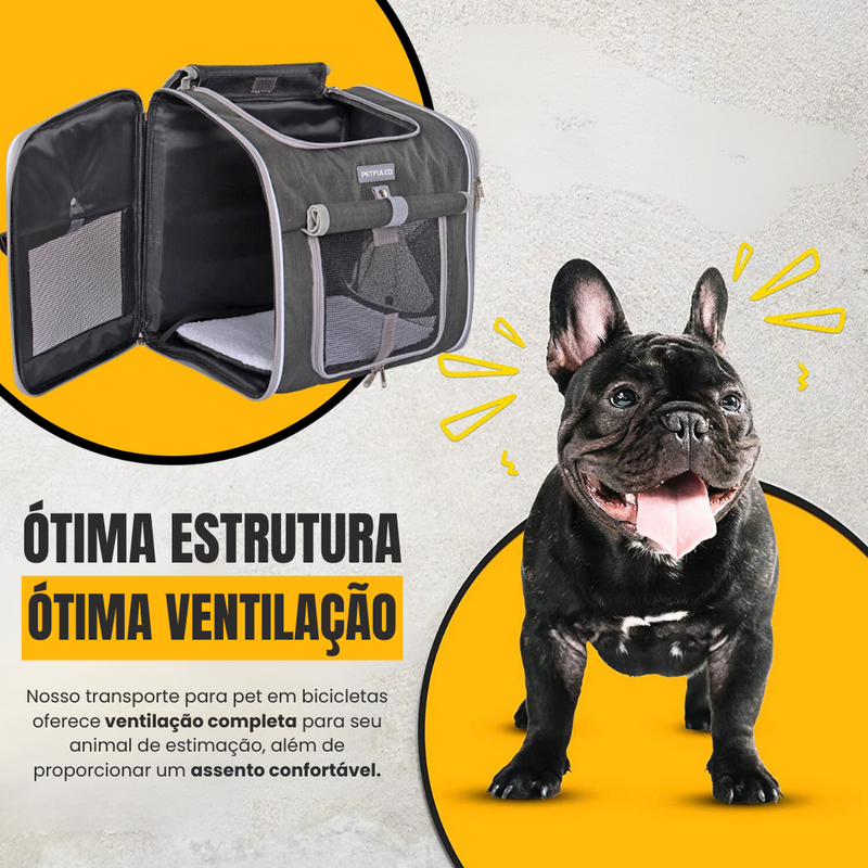 Cesto Para Pet na Bicicleta - Conforto e Praticidade Para suas Aventuras