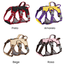 Coleira Peitoral Ajustável para Cachorros – Conforto e Segurança com Reflexividade em 6 Pontos