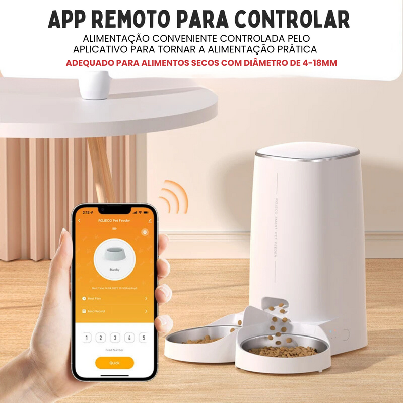 Alimentador Inteligente para Pets: Conforto e Praticidade na Palma da Sua Mão