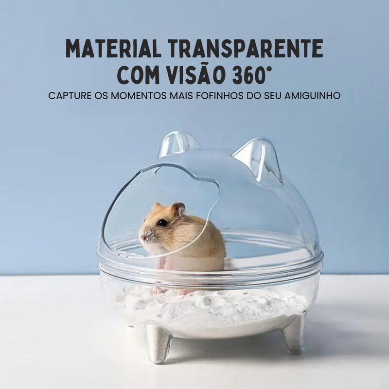 Banheira de Areia para Roedores: Conforto e Diversão para Sua Chinchila e Hamster