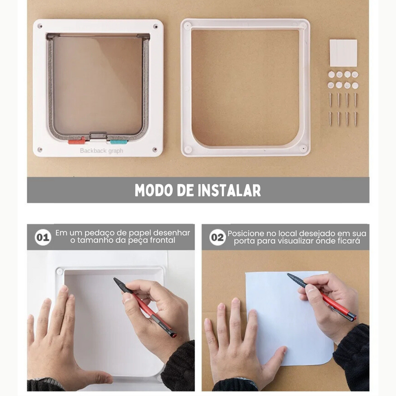 Porta Inteligente para Gato: Liberdade e Conforto para Seu Pet