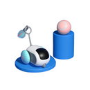 Carrinho Elétrico Interativo para Gatos: Diversão com Controle Remoto