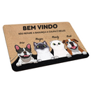 Tapete Capacho Personalizado para Receber Seu Pet com Carinho