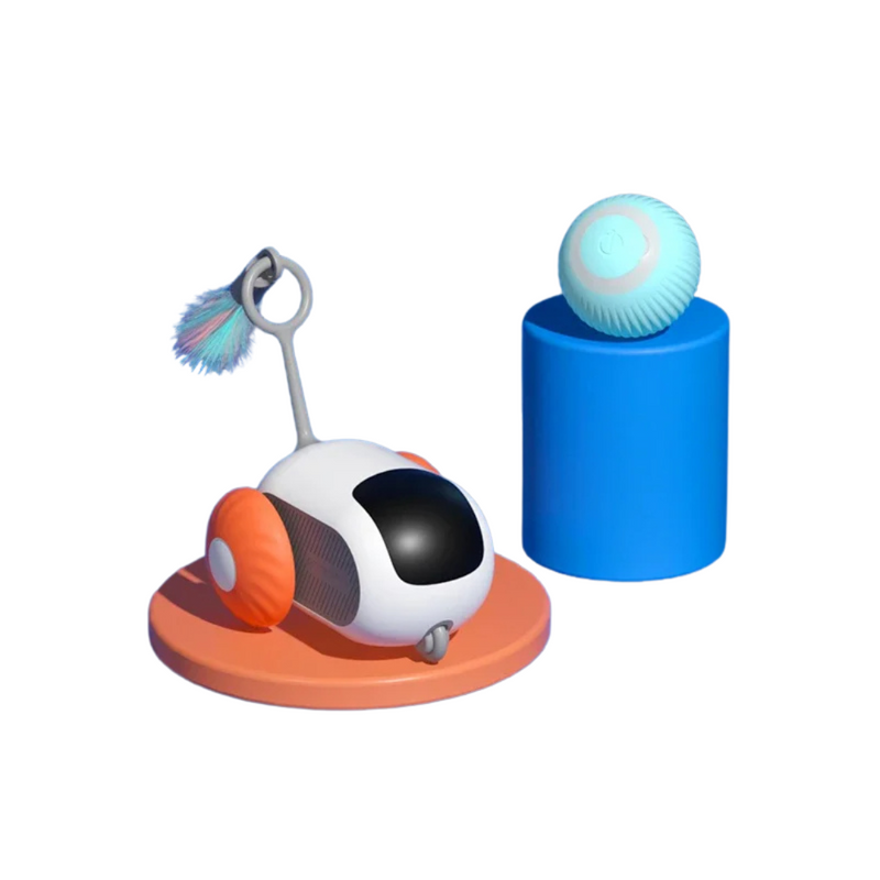 Carrinho Elétrico Interativo para Gatos: Diversão com Controle Remoto