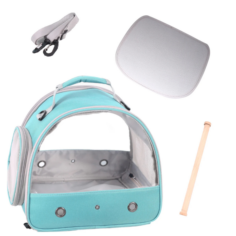 Mochila Portátil para Viagem: Conforto e Proteção para Seu Papagaio ou Periquito