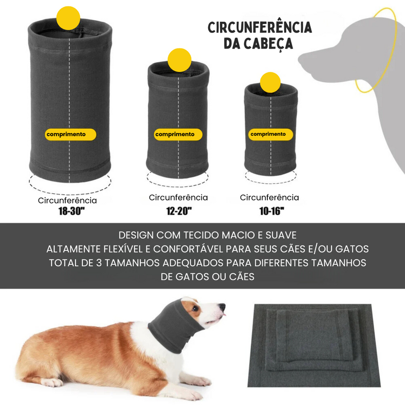 Touca Protetora para Ouvidos de Pets: Conforto e Tranquilidade em Ambientes Barulhentos