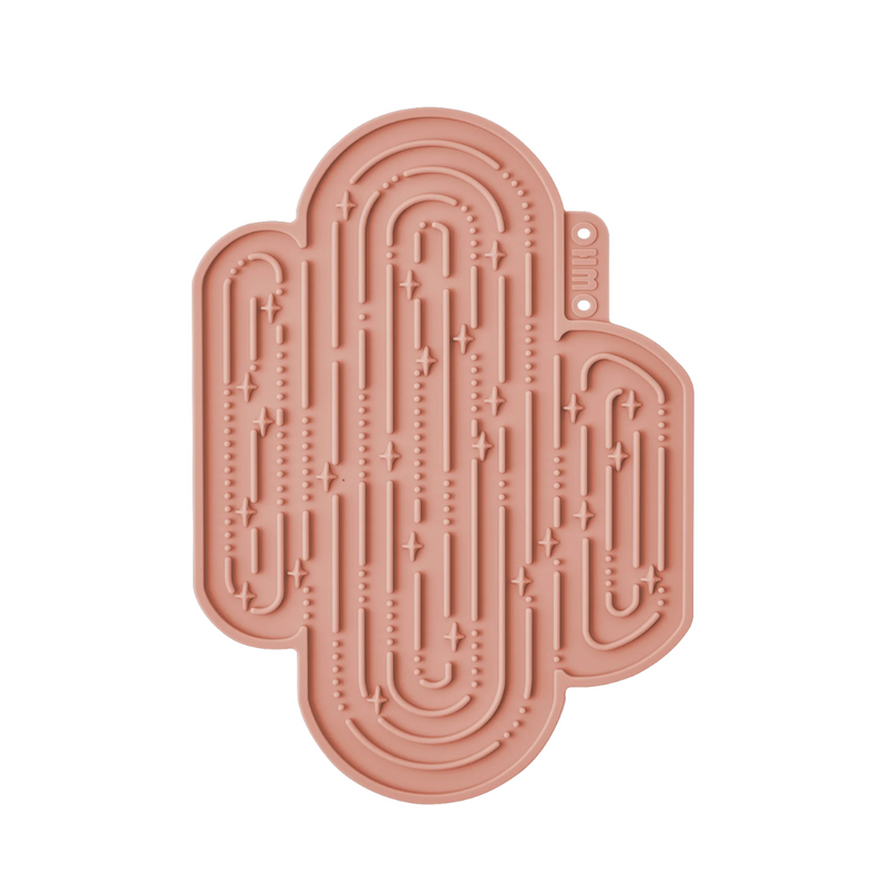 Cacto Interativo: Tapete de Lamber para Alimentação Divertida de Cachorros