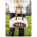 Bolsa de Transporte Pet Confortável com Alças e Bolsos Práticos