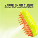Escova a Vapor para Conforto e Remoção de Pelos