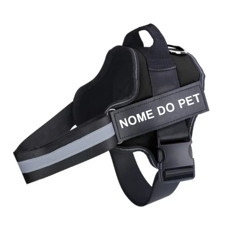 Peitoral Ajustável para Cachorros com Nome Personalizado: Conforto e Estilo para Seu Melhor Amigo