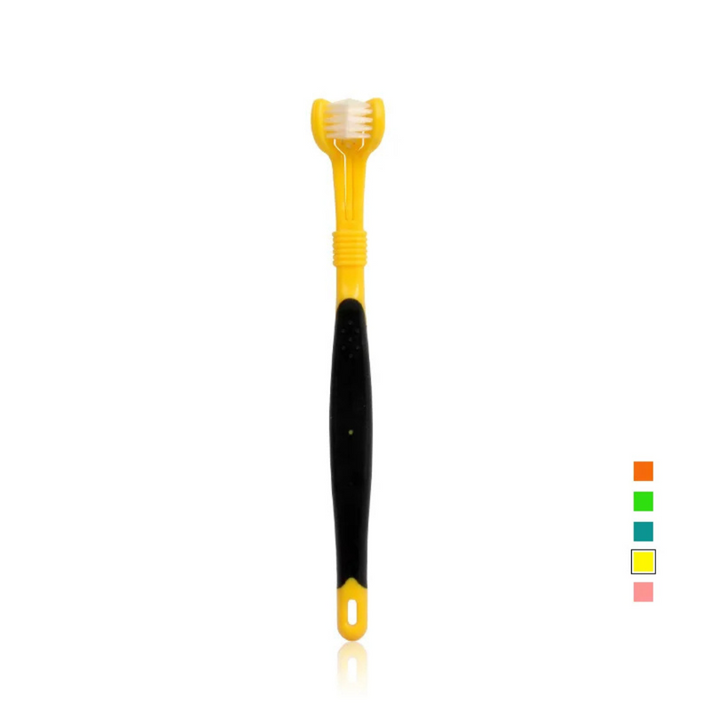 Escova Dental Pet Triflex para Cuidados Gengivais Confortáveis
