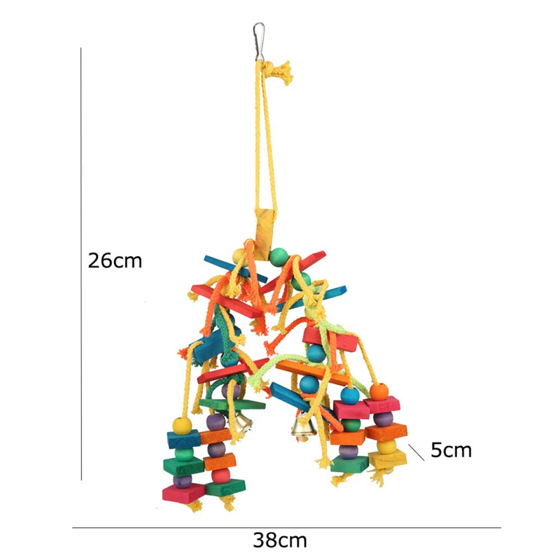 Mordedor Diversão Para Papagaios e Periquitos – Estímulo e Conforto Para Seu Pet