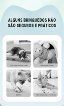 **Brincadeira Inteligente e Interativa para Pets com Revestimento em Silicone**