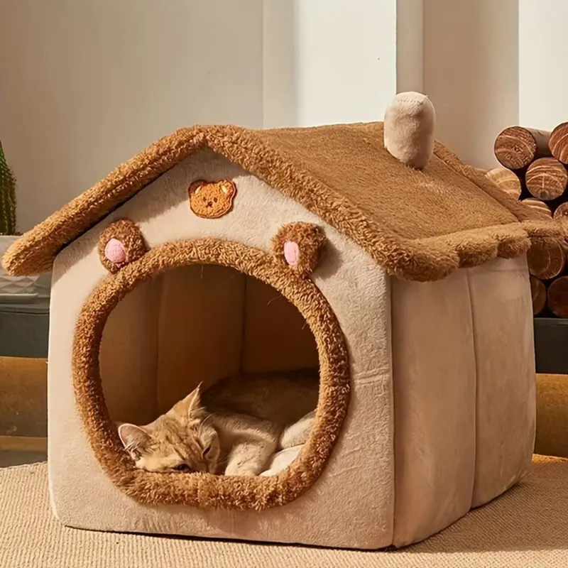 Cochilo Aconchegante: Cama Flanelada para Cães e Gatos
