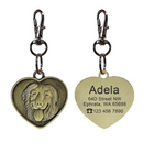 Pingente Medalhão Personalizado com Nome e Contato: Sua Identidade, Sempre à Mão