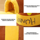 Caminha Confortável Pote de Mel para Cães e Gatos