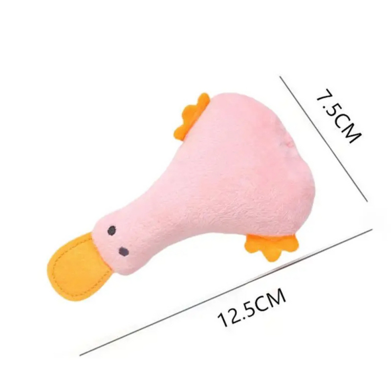 Confortável Brinquedo de Pelúcia Pato para Cachorros