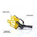 Focinheira Ajustável de Silicone Preta para Cães Grandes - Conforto e Segurança em Cada Passeio