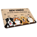 Tapete Capacho Personalizado para Receber Seu Pet com Carinho