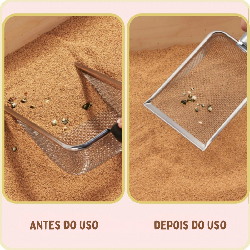 Pá Coletora de Fezes para Gatos – Praticidade e Conforto na Limpeza da Areia