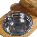 Comedouro e Bebedouro Duplo Elevado com Tigelas de Aço Inox – Conforto e Praticidade para Seu Pet