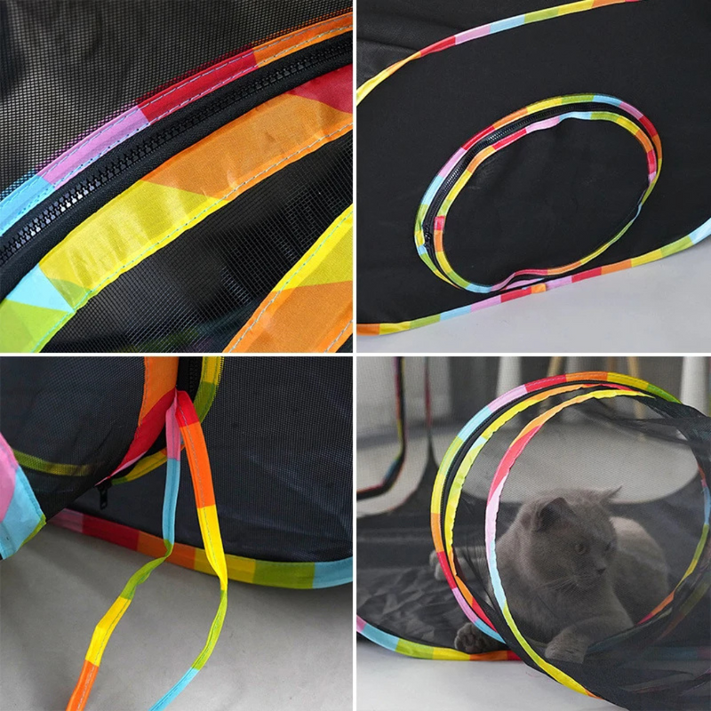 Túnel Dobrável para Gatos: Diversão e Conforto em Qualquer Ambiente