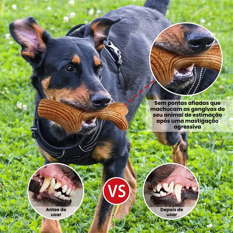 Mordedor Ecológico em Madeira Durável para Conforto e Segurança