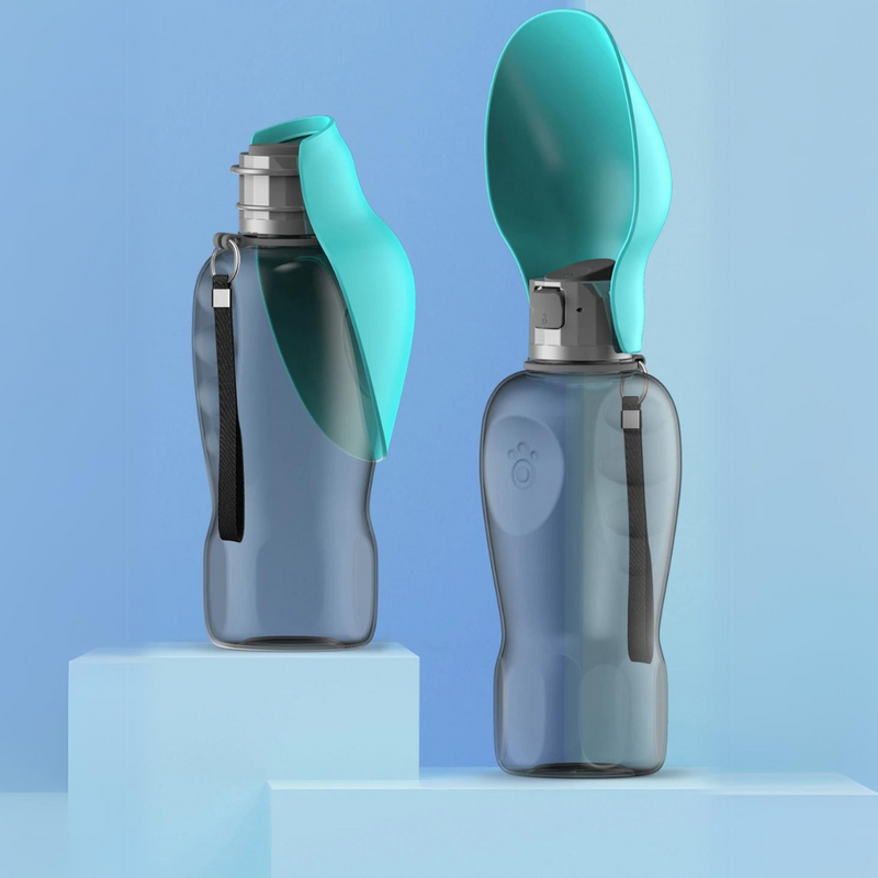 Garrafa Automática de Água Portátil com Copo para Cães – Conforto e Praticidade em Passeios